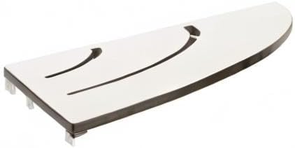 Seachrome Contour Corner Shower Seat, Solid White Phenolic - Image 7