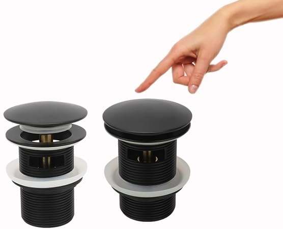 Matte Black Freestanding Bathtub Drain Stopper, Suitable - Image 5