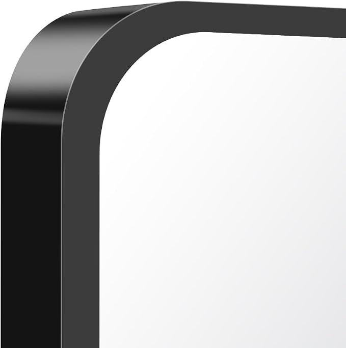 BONEWEI 24x40 inch Bathroom Mirror, Wall Mounted Bathroom Frame Vanity Mirror - Image 9