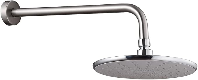 16 Inch Shower Arm with Flange, Stainless Steel 90 Degree Rain Shower Head - Image 9