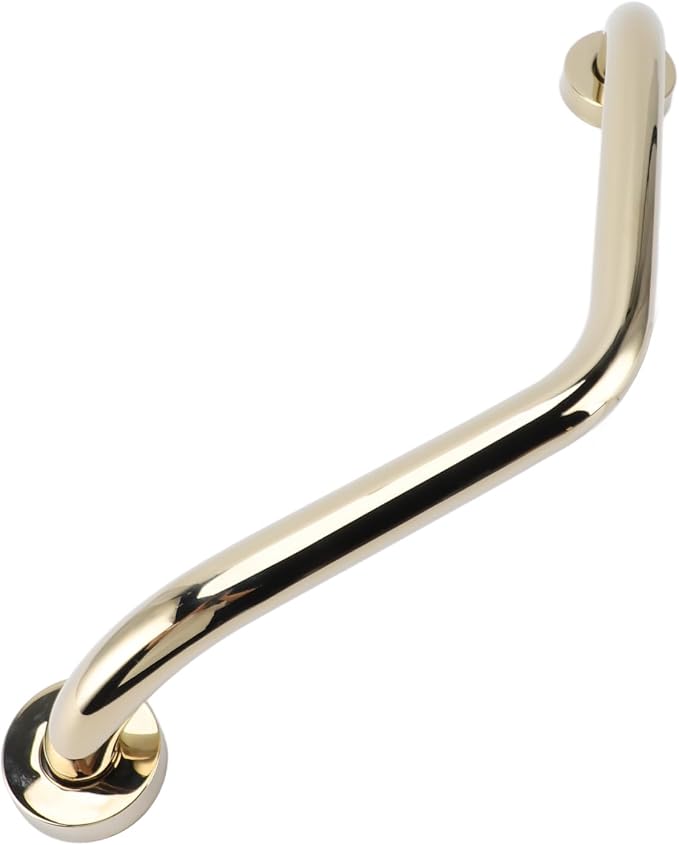Shower Grab Bar Safety Handrail Bathroom Grab Bar Gold Stainless Steel Non-Slip - Image 9