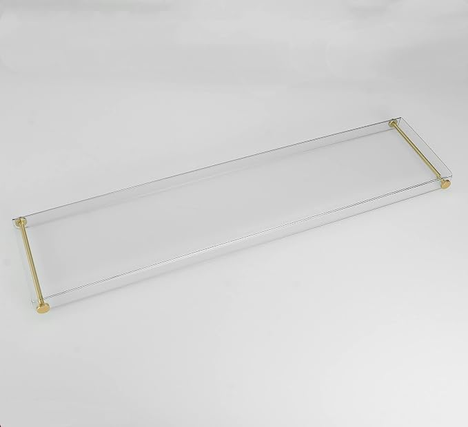 Bathtub Tray Clear Caddy Rack: Acrylic Tub Tray Shelf - Image 8