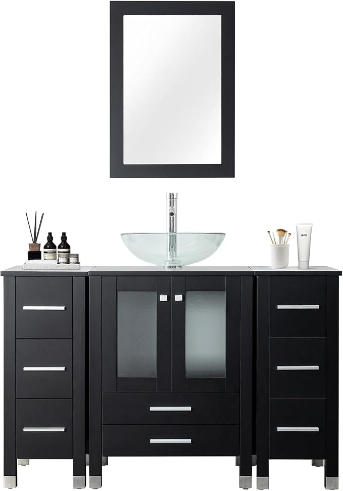 LUCKWIND 48" Bathroom Vanity Sink Combo, 24-inch Main Cabniet - Image 8