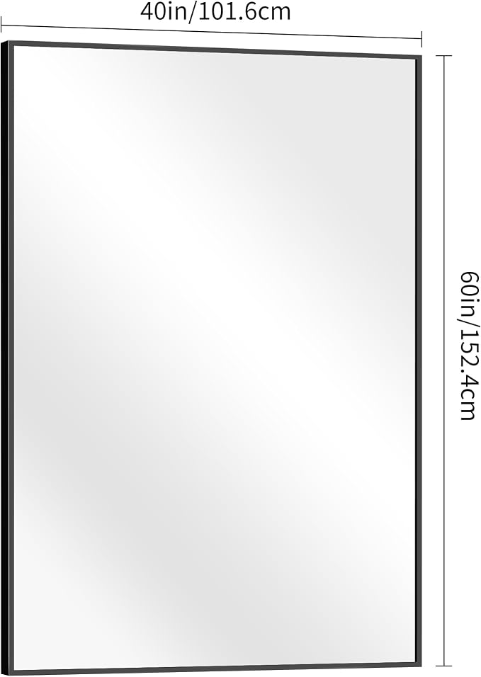 BONEWEI Bathroom Mirror, 60x40 inch Bathroom Mirrors - Image 7