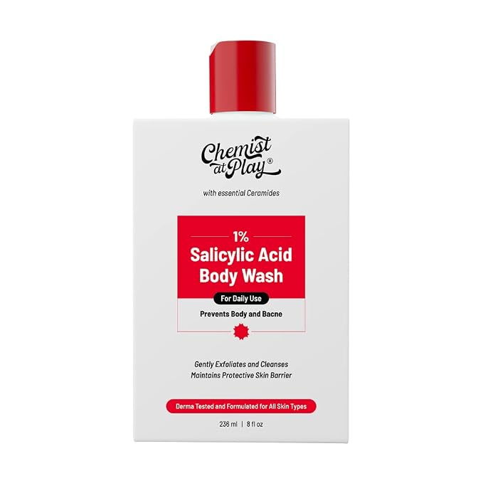 Chemist at Play 1% Salicylic Acid Body Wash | Paraben & SLS Free | Gentle - Image 7