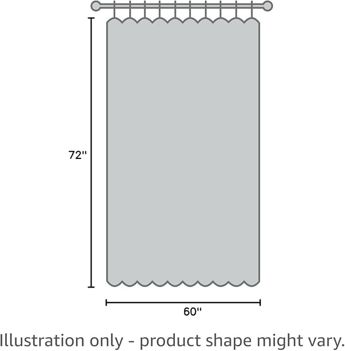 EurCross Stall Clear Shower Curtain Liner 60inch Wide by 72inch Long - Image 8