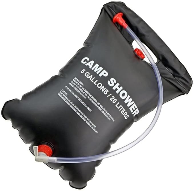 Solar Camp Shower Bag Solar Heated Outdoor Shower Bag Portable Bathing - Image 5