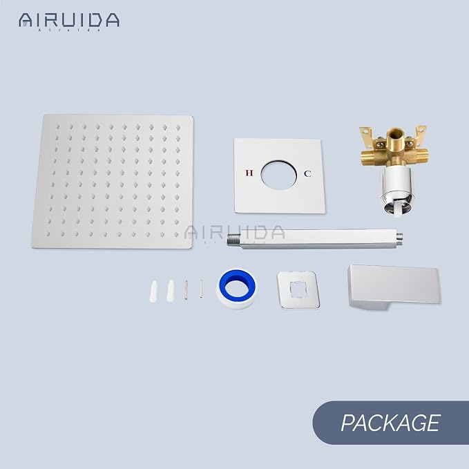Airuida Shower Faucet Set and Handle Set Single Function Shower Trim Kit - Image 9