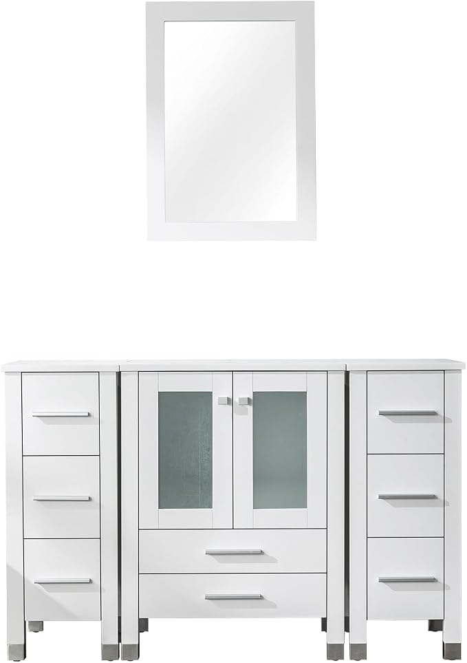 LUCKWIND 48" Bathroom Vanity Sink Combo, 24-inch Main Cabniet - Image 7