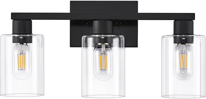 3-Light Bathroom Vanity Light, Bathroom Wall Sconce Lamp - Image 8