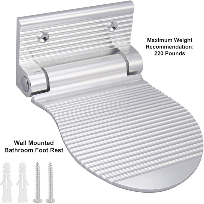 Shower Foot Rest, Modern Folding Foot Rest - Image 7