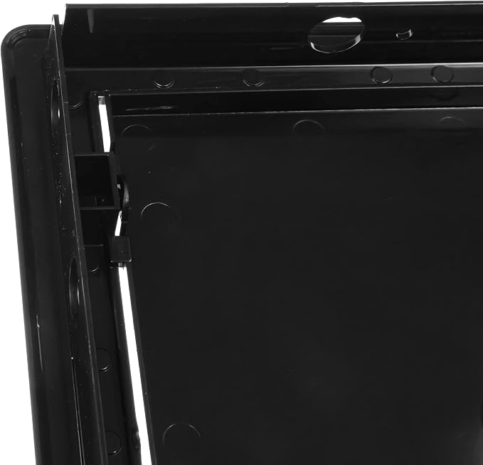 8" x 8" Black Plastic Access Panel - Image 6