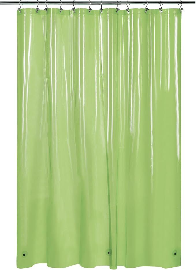 Barossa Design Clear Green Long Shower Curtain Liner 78" Height - Image 8