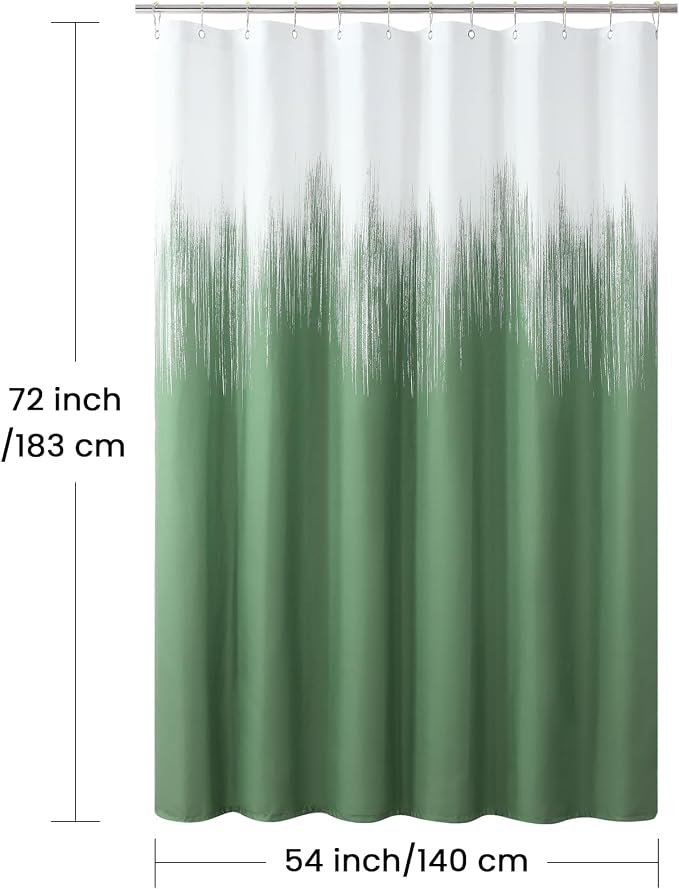 Stall Fabric Shower Curtain, Modern Decorative Bathroom Curtains - Image 6