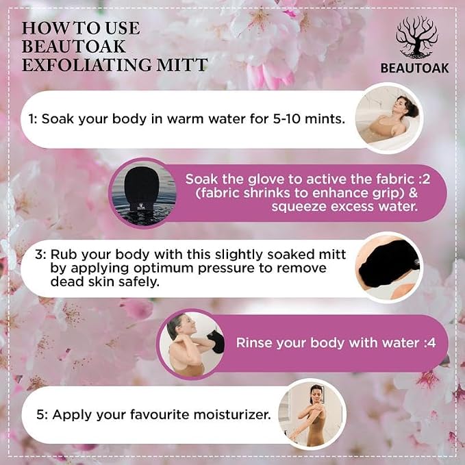 Korean Exfoliating Mitt for Shower - Image 7