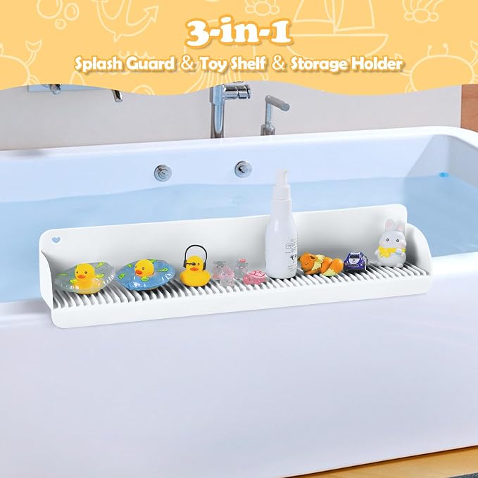 AGPTEK 24 Inch Bathtub Splash Guard - Image 7