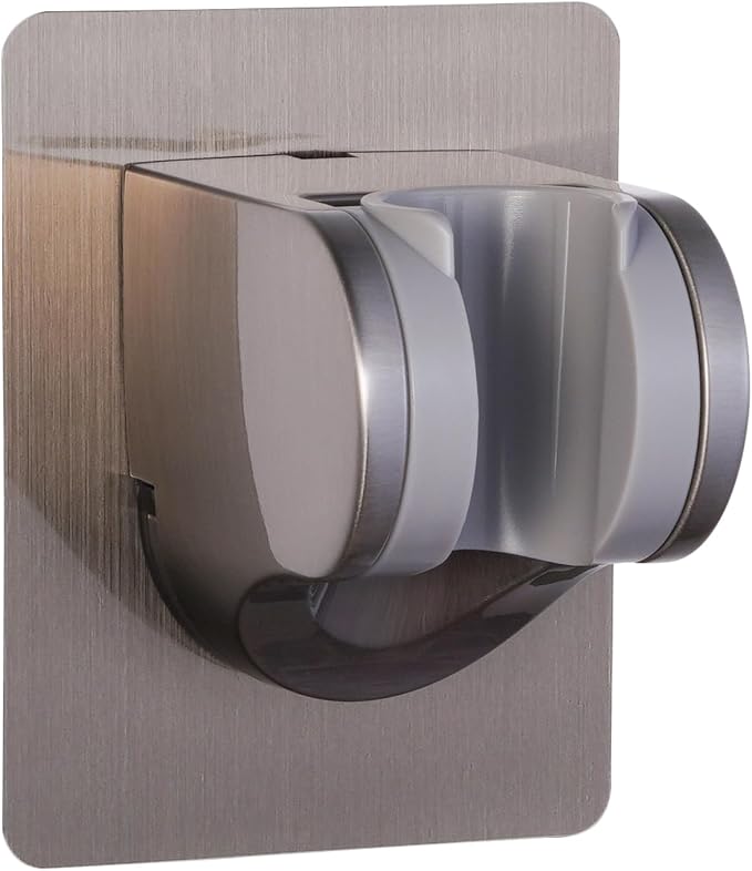Shower Head Holder Strong Adhesive No Drilling Wall Mount Adjustable Handheld - Image 9