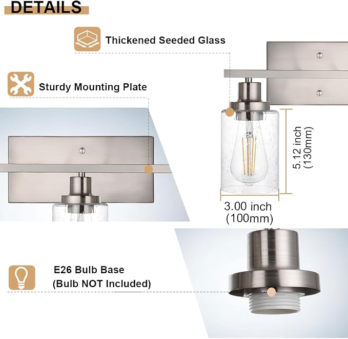 6-Lights Bathroom Vanity Light Fixtures - Image 7