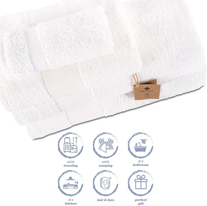 Hencely 6-Piece Bath Towel Set - Image 7