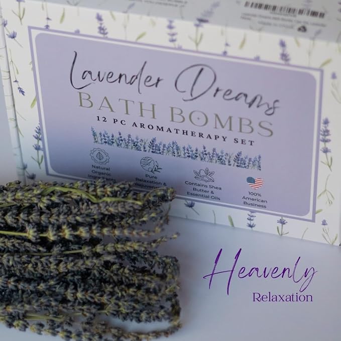 EvolutionUSA Lavender Dreams Bath Bombs - Image 9