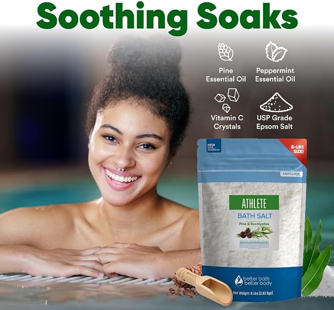 Athlete Bath Salt 128 Ounces Epsom Salt - Image 8