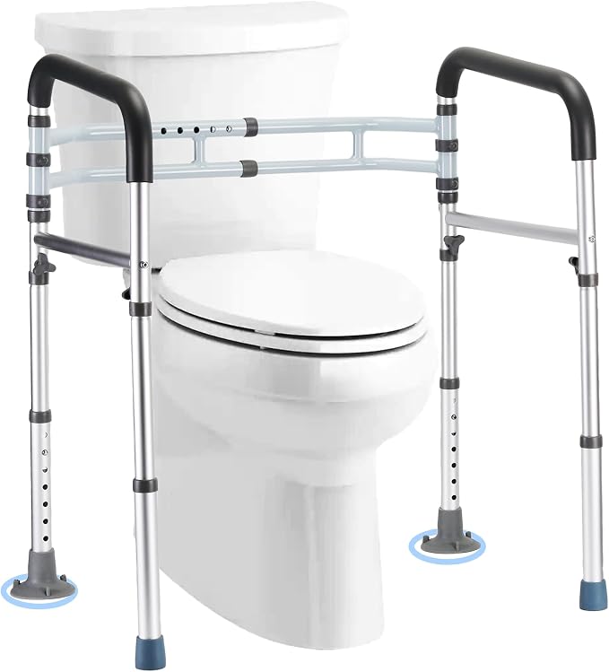 Toilet Safety Rails – Adjustable, Foldable Toilet Handle Frame - Image 8