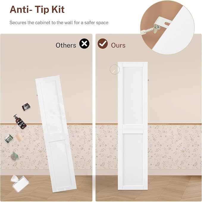 Iwell Tall Storage Cabinet - Image 8