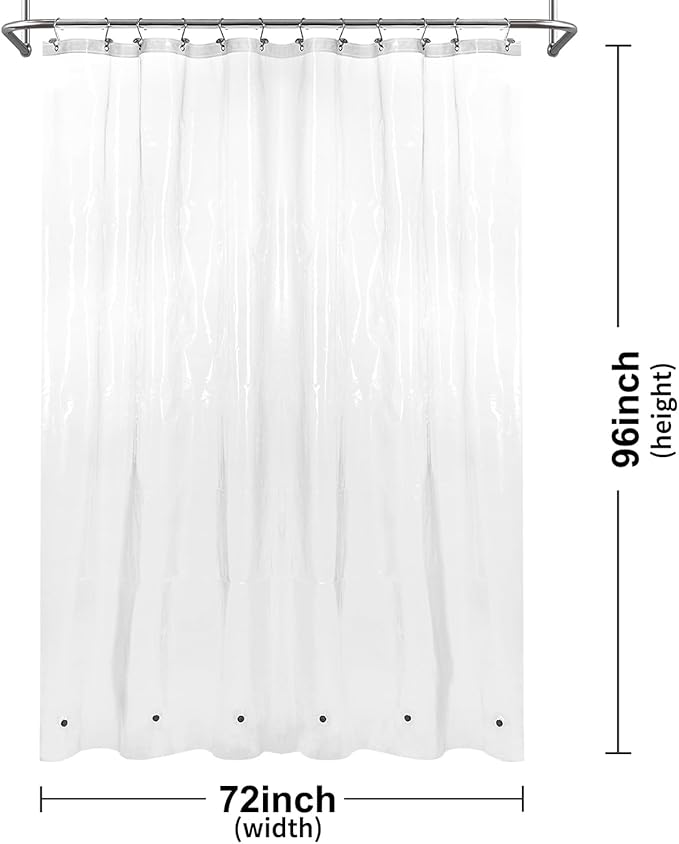 BAROSSA Design XLong Shower Curtain Liner - Image 6