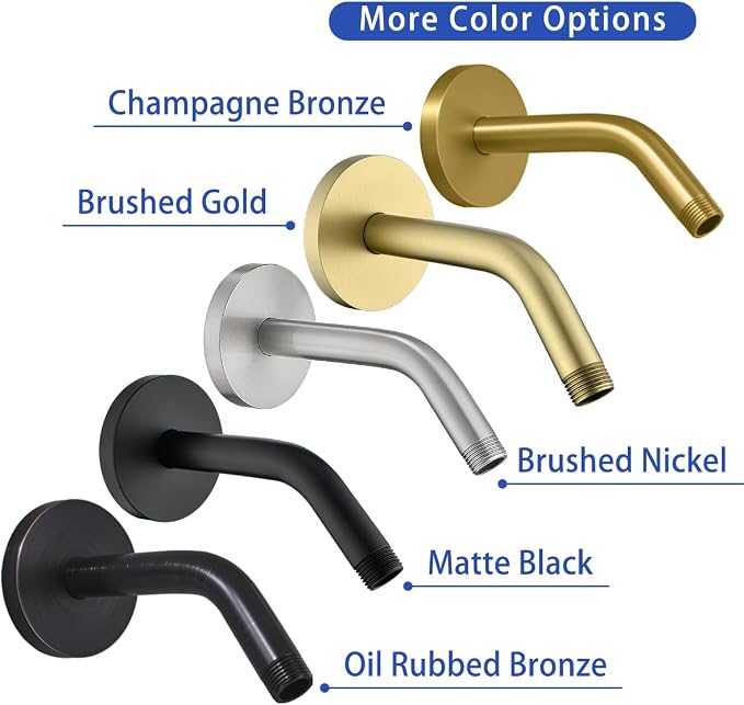 Wall Mounted Shower Arm Extension Head Holder Stainless Stee - Image 7