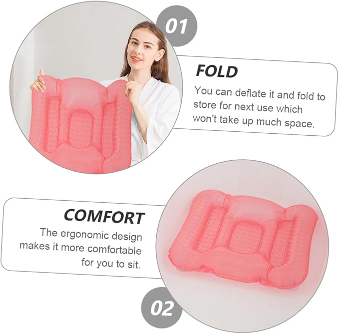 1pc Inflatable Bathtub Seat Cushion - Image 11