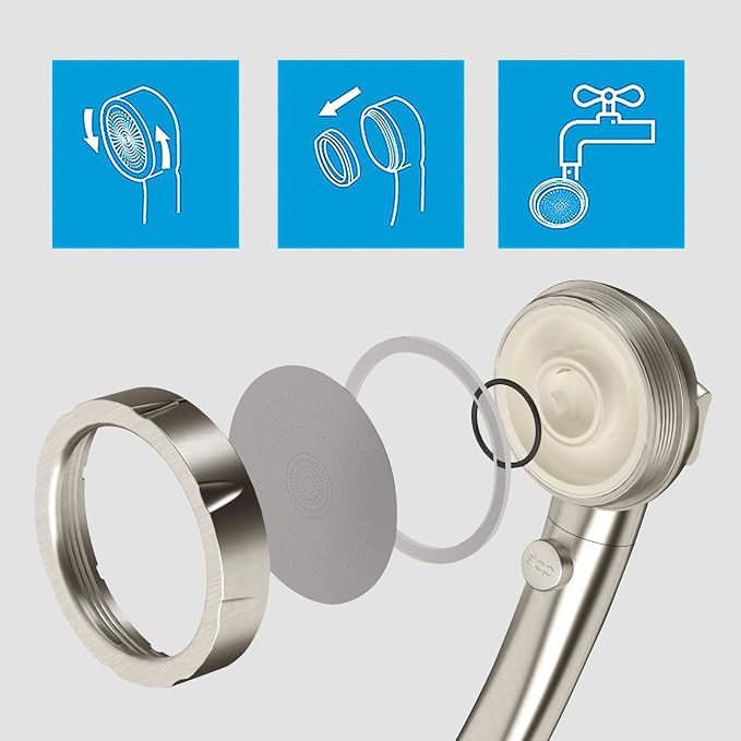 KAIYING Drill-Free High Pressure Handheld Shower Head - Image 7