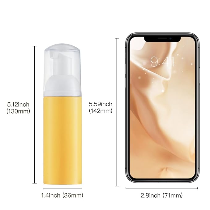 Tekson 10PCS Soap Foam Bottle, Empty Travel Foaming Lash Shampoo - Image 6