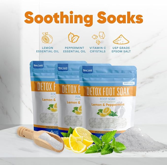Detox Foot Soak Epsom Salt Soothing Soaks and Athlete's Foot Detox - Image 8