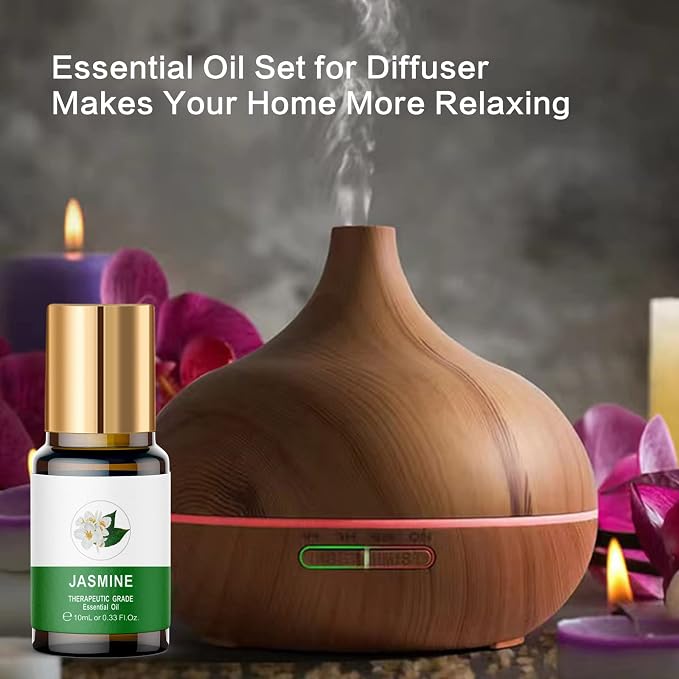 Essential Oils Set, 100% Organic Essential Oil, Ylang Ylang, Tea Tree, - Image 9