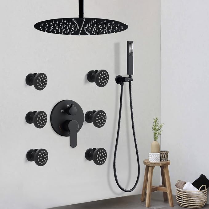 3 Way Shower Diverter Valve Wall Mount Pressure Balancing Shower Diverter - Image 8