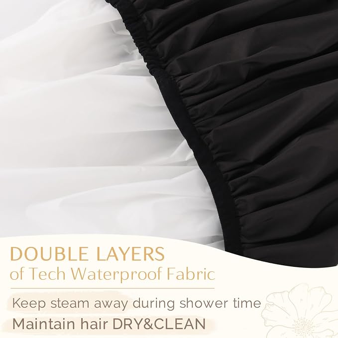 Yanibest Shower Cap Reusable Waterproof - Image 6