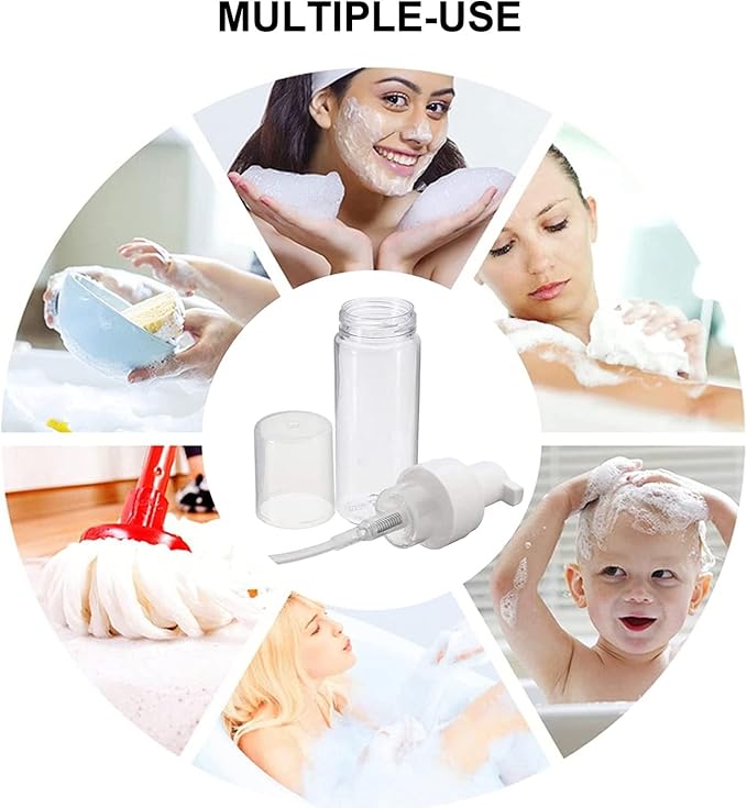 SOTICA 3pcs Foam Bottle Dispenser, Refillable Soap Dispenser - Image 9