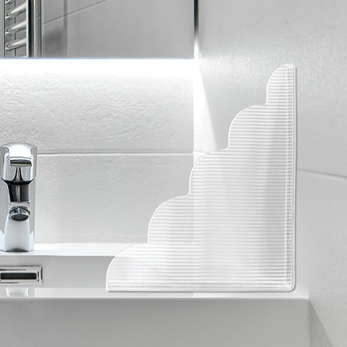 2 PCS Shower Splash Guard for Tub Corner, Self-Adhesive Shower Guards to Keep - Image 7
