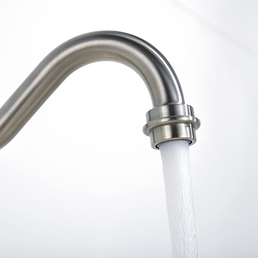sumerain Wall Mount Bathtub Faucet Brushed Nickel Tub Filler, 8 Inches Center - Image 9