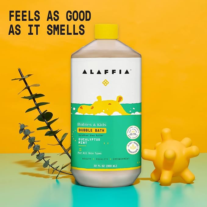 Alaffia Babies and Kids Bubble Bath, Gentle Baby Essentials - Image 7