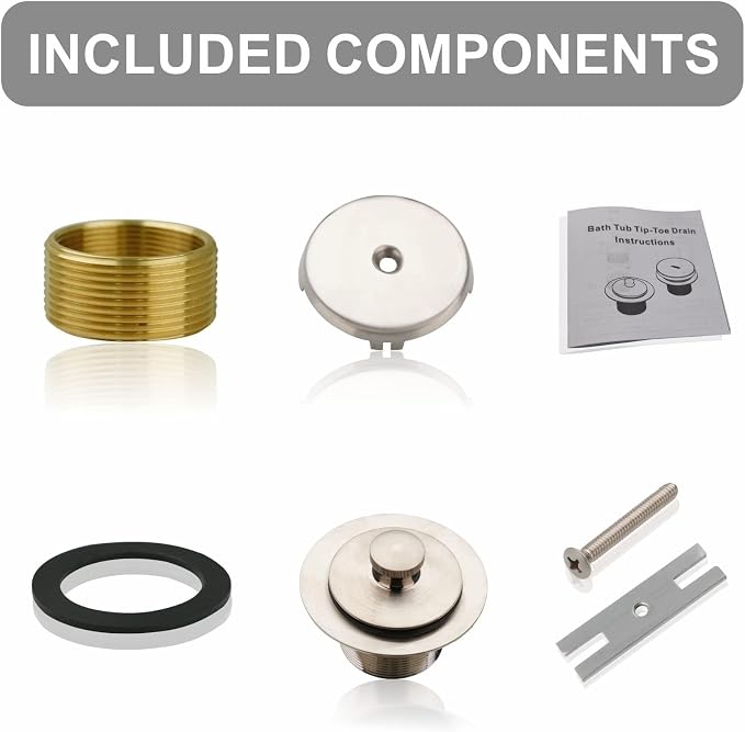 Tub Drain and Overflow Kit - Image 6