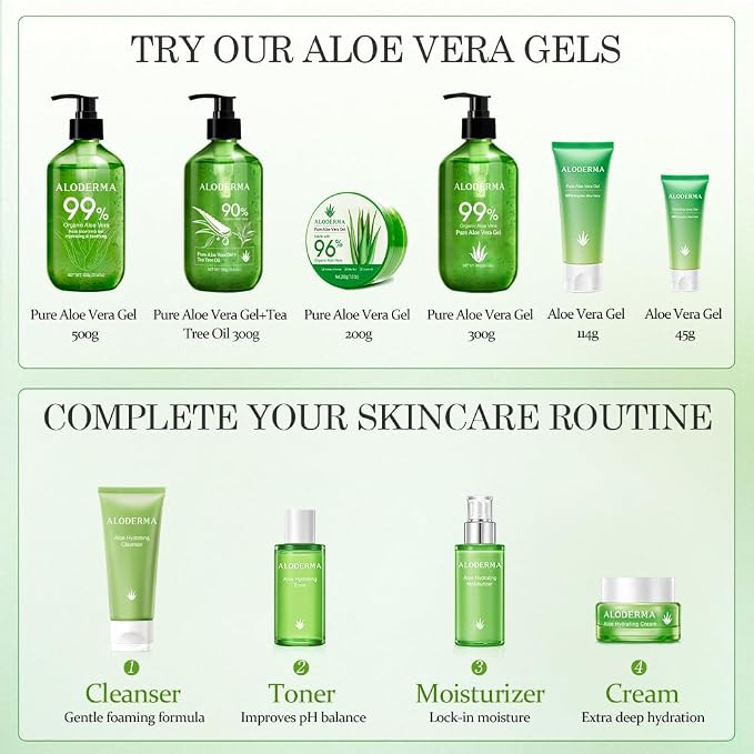 Aloderma 99% Organic Aloe Vera Gel - Image 9
