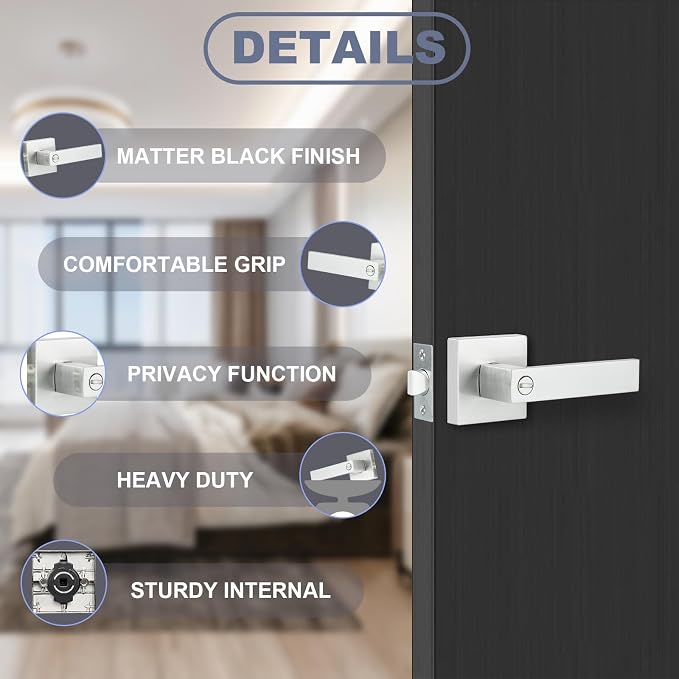 Door Lever, Heavy Duty Interior Door Handles - Image 7