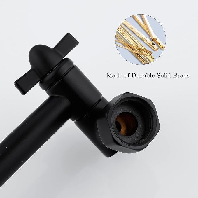Black Shower Arm, Shower Head Extender Arm - Image 6