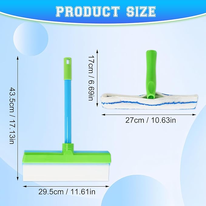 Recyclable Silicone Window Squeegee Kit, Glass Cleaning Tools - Image 7