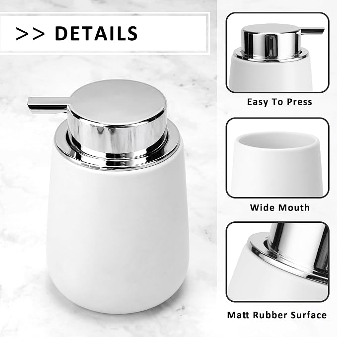 Soap Liquid Dispenser Ceramic - Image 7