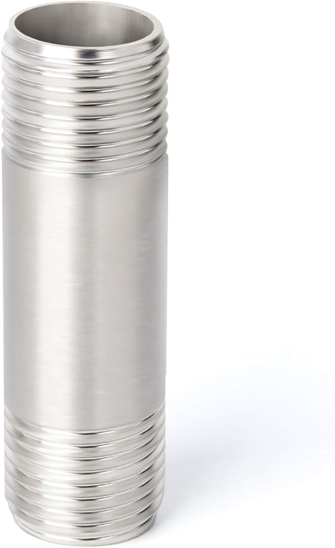 TAISHER 4PCS Stainless Steel Pipe Fittings, 1/2" NPT x 1/2" NPT Male Threaded - Image 7