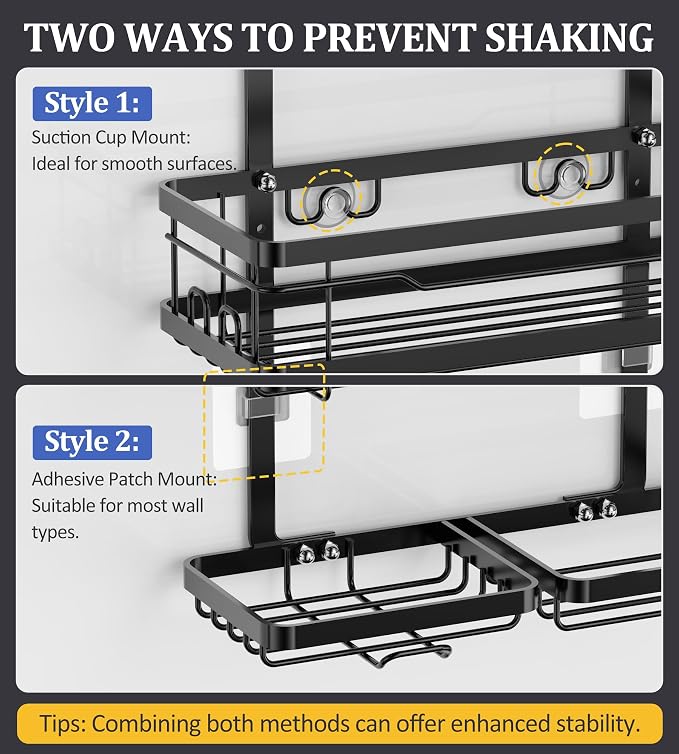 OMAIRA Shower Caddy Hanging - Image 6