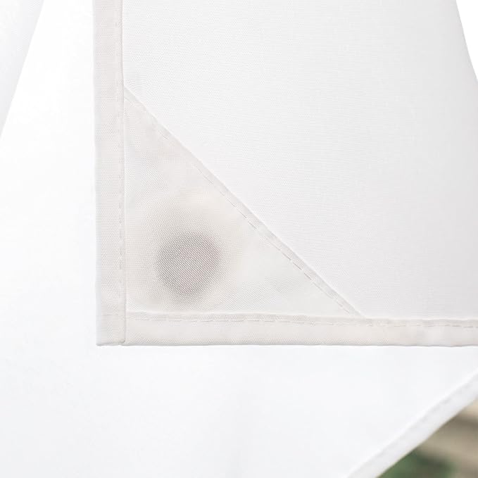 River Dream Heavyweight No Hooks Required Dotted Waffle Weave Shower Curtain - - Image 6