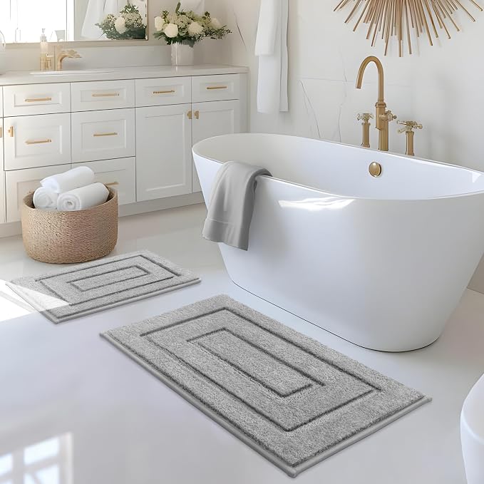 GRANNY SAYS Bathroom Rugs Sets 2 Piece, Soft Bath Mats - Image 9
